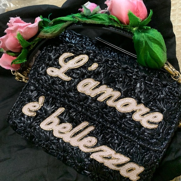 SOLD⛔️AUTHENTIC  DOLCE & GABBANA MILLENIALS " L'Amore E'Bellezza" FLORAL - Picture 4 of 16